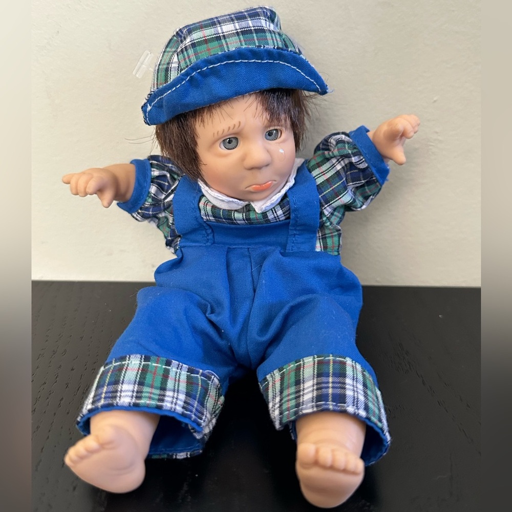 Gi-Go Doll My Pals Collection 1990s Crying Baby Boy 7.5” Soft Body